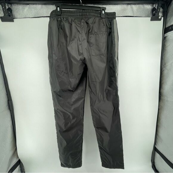 Studio Concept 23 Unisex Black Reflective Tape Y2K Drawstring Track Pants XL - Picture 7 of 16